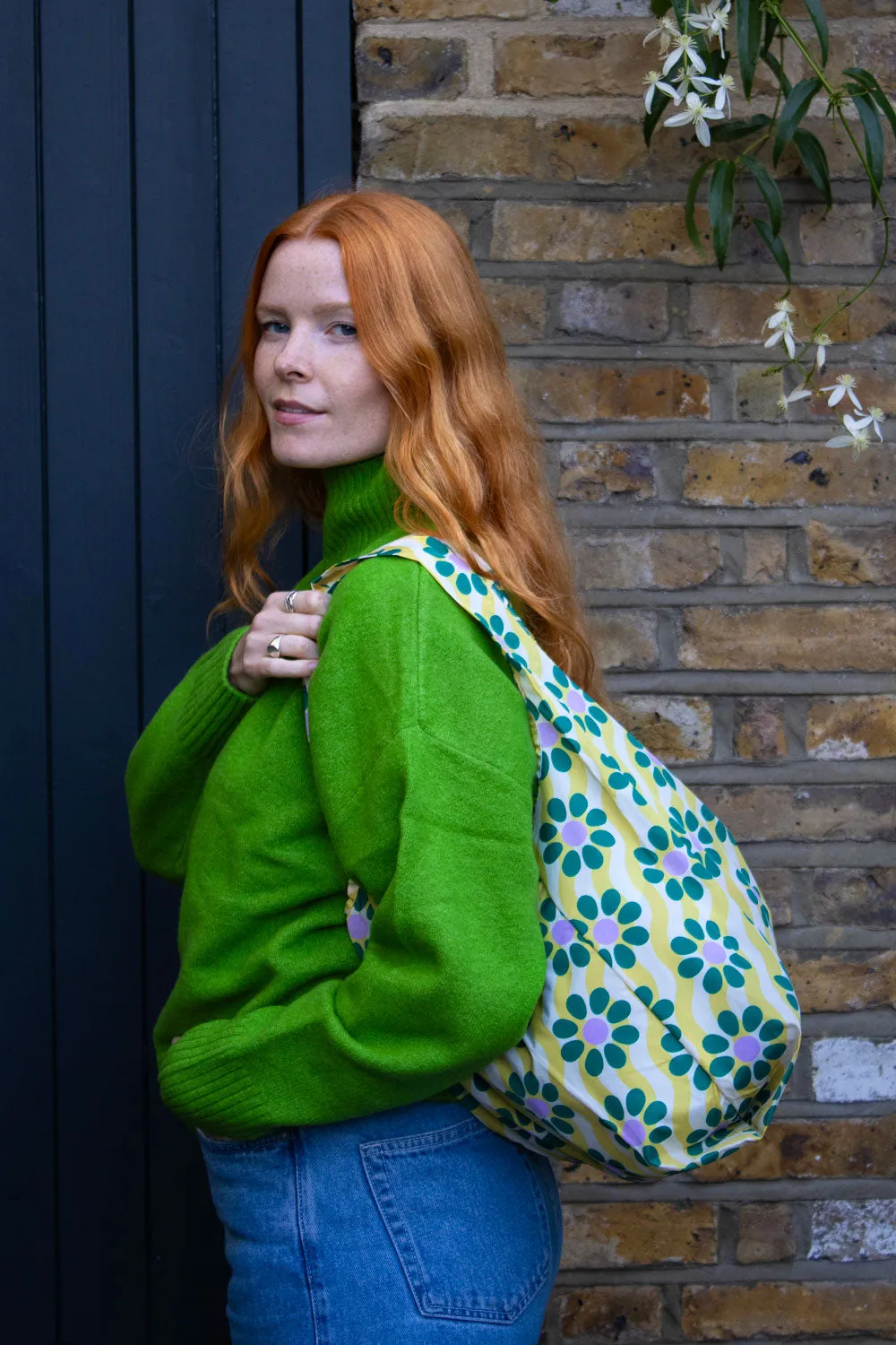Kind Bag Wavy Daisy handlenett medium resirkulert