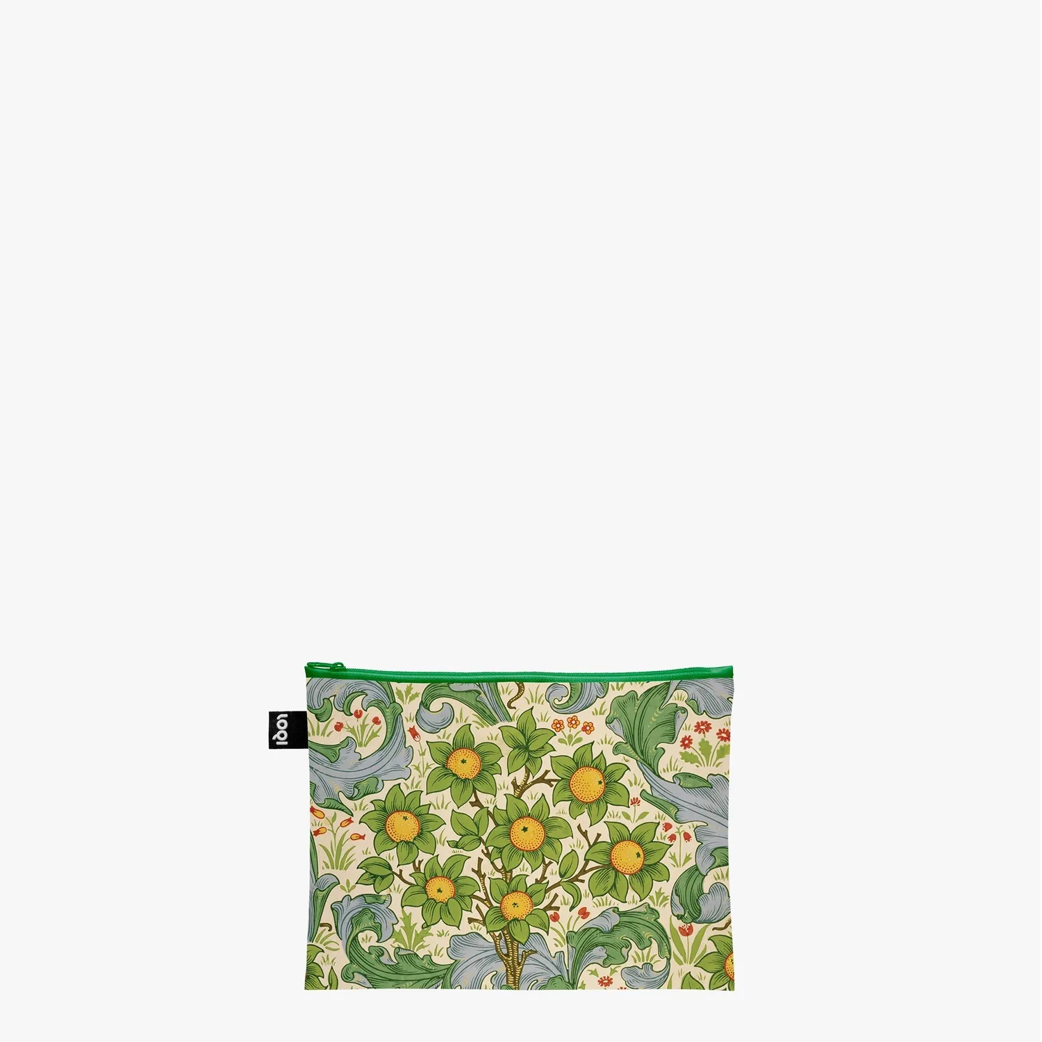 LOQI William Morris glidelåslomme resirkulert blomstret