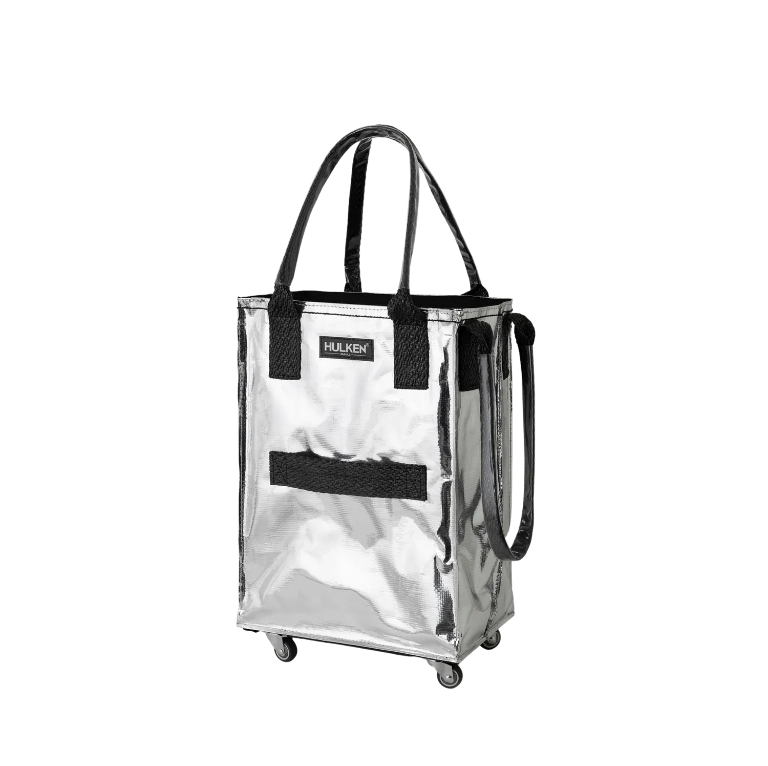 Hulken Silver toteveske på hjul sammenleggbar
