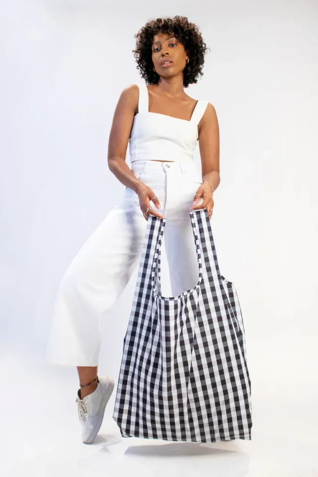 Kind Bag Gingham Extra Large handlenett rutet 25 kg