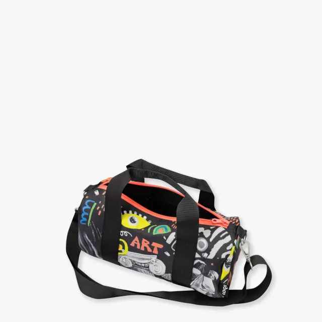 LOQI Classic Art Weekender medium resirkulert skulderreim