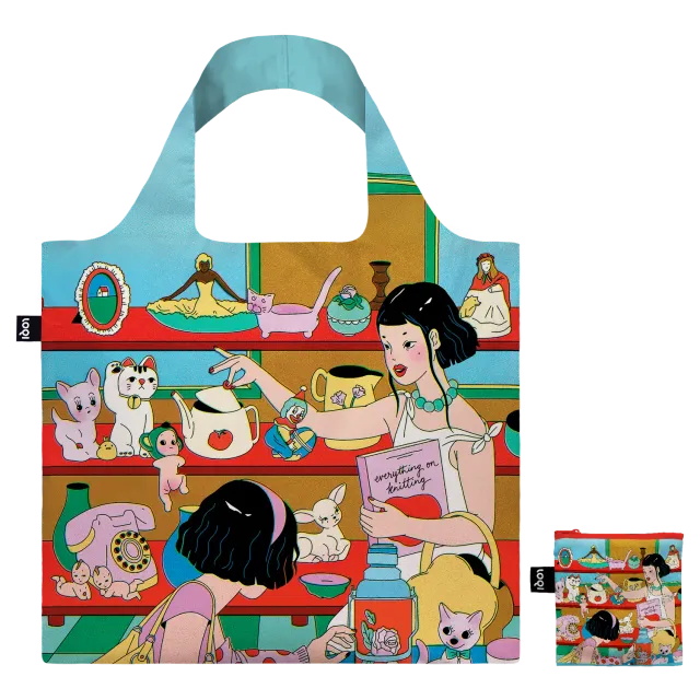 LOQI Sunny Wu Trinket Girls handlenett gjenbrukbart