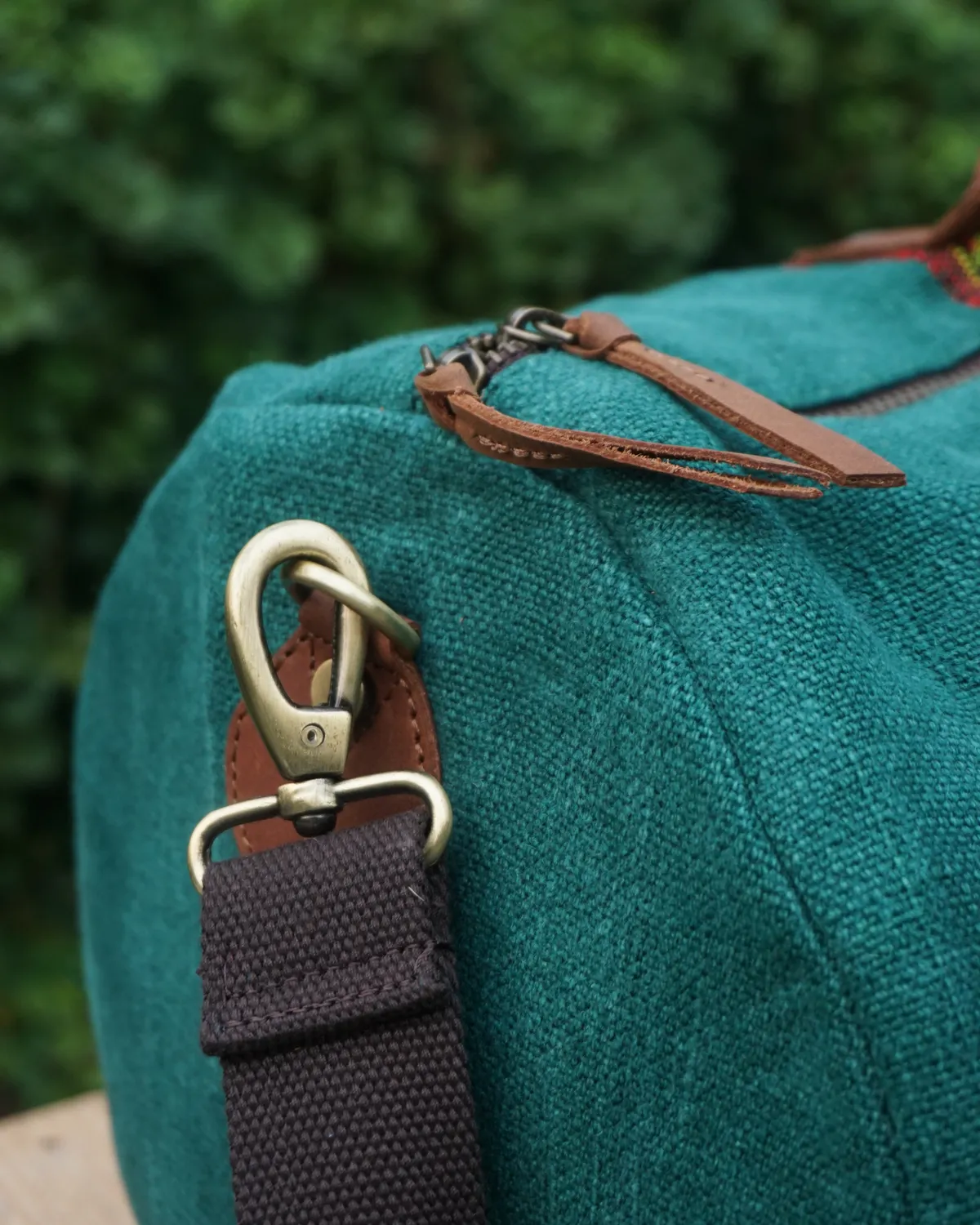 The Burlap People Parvati Duffel reisebag Black stor