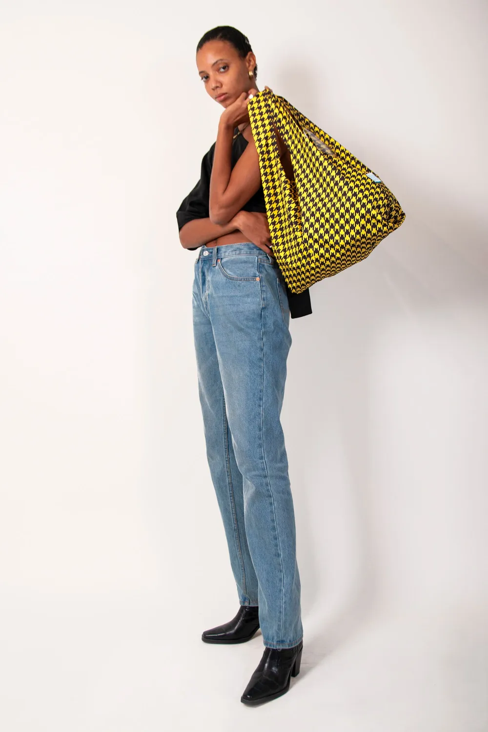 Kind Bag Dogtooth handlenett medium bærer 20 kg