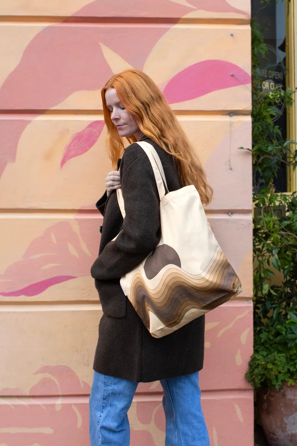 Kind Bag Caramel Waves toteveske resirkulert