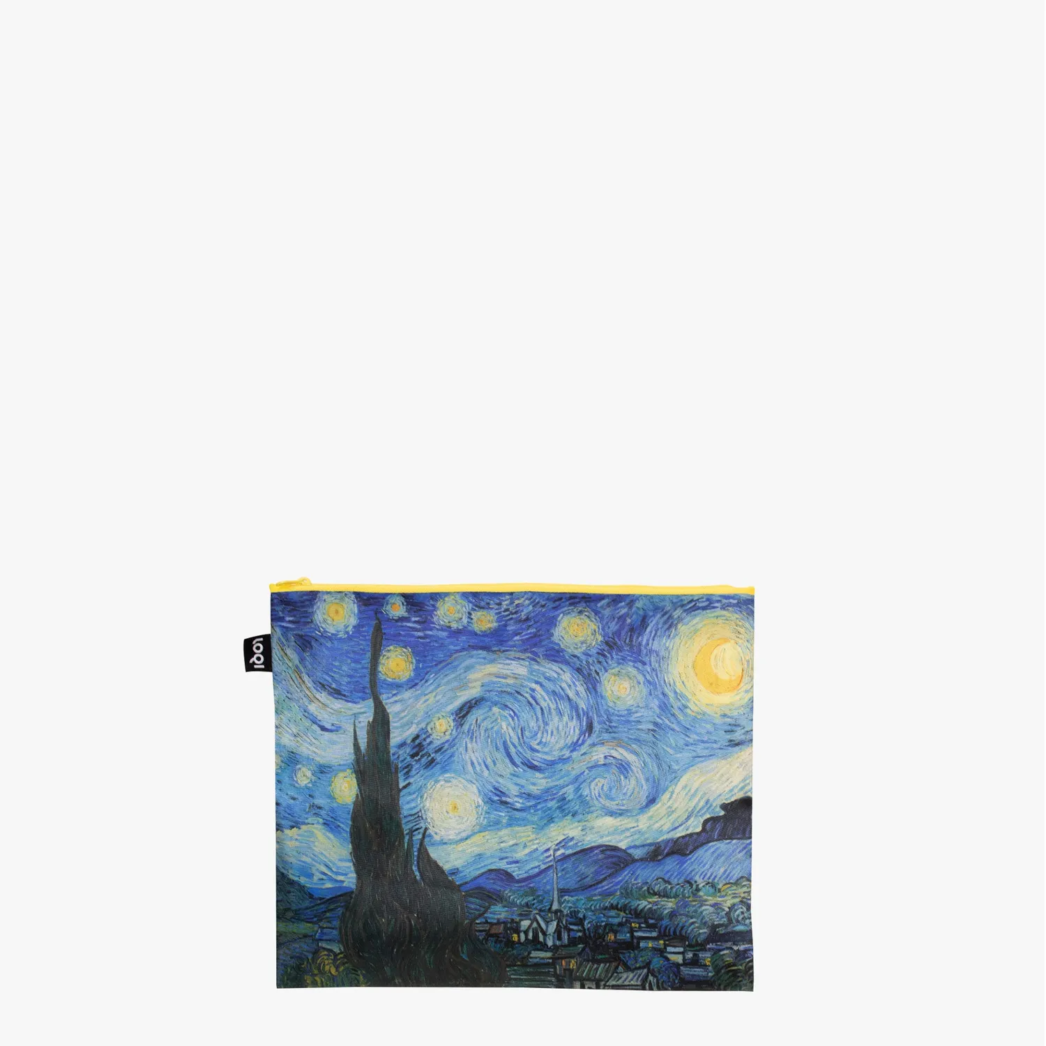 LOQI Vincent van Gogh Starry Night glidelåsposer 3-pk