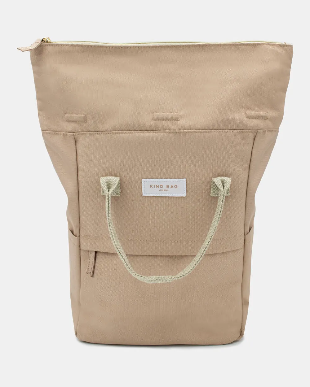 Kind Bag Hackney Medium ryggsekk beige vannavstøtende