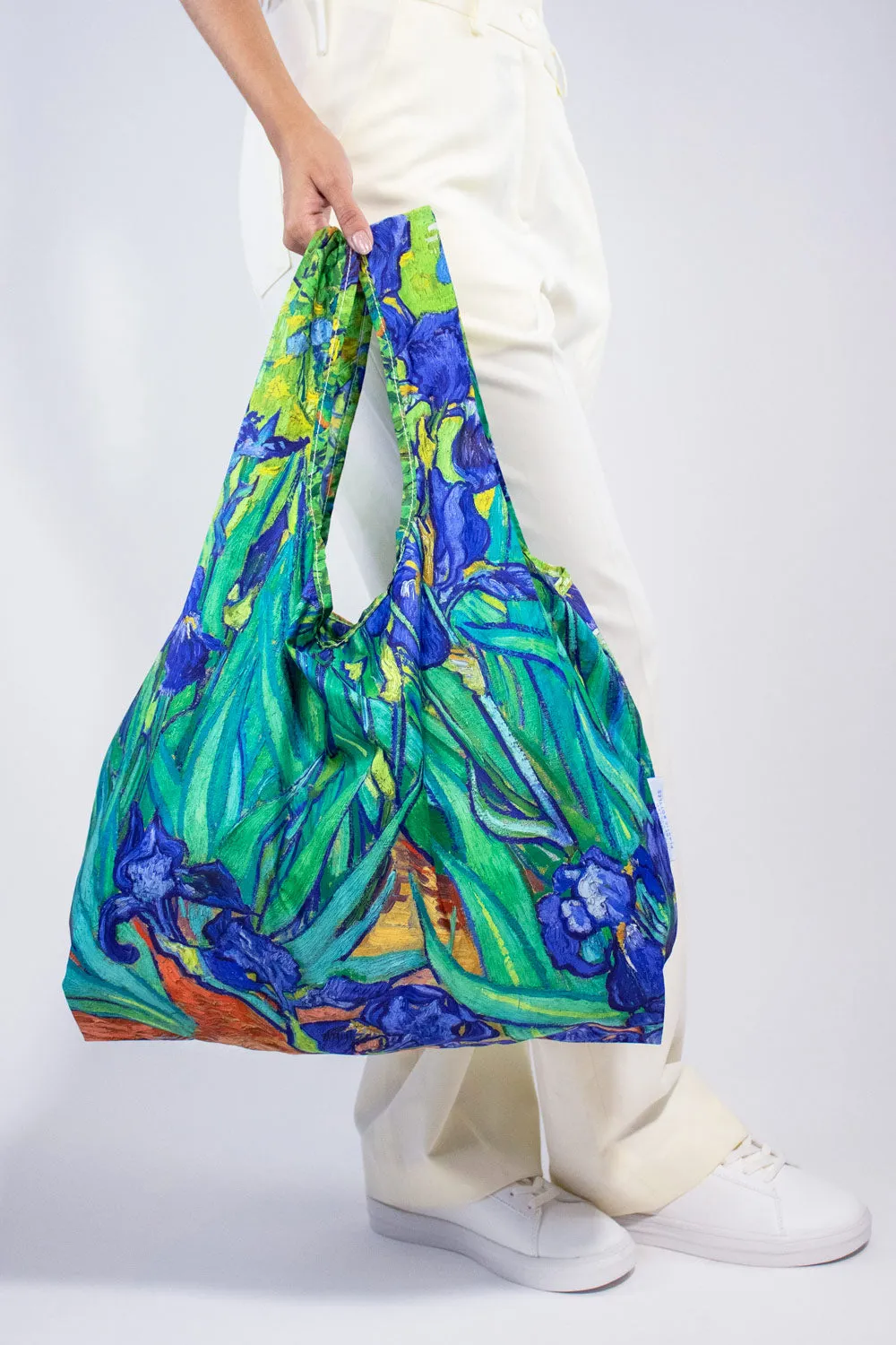 Kind Bag Van Gogh Irises handlenett medium resirkulert