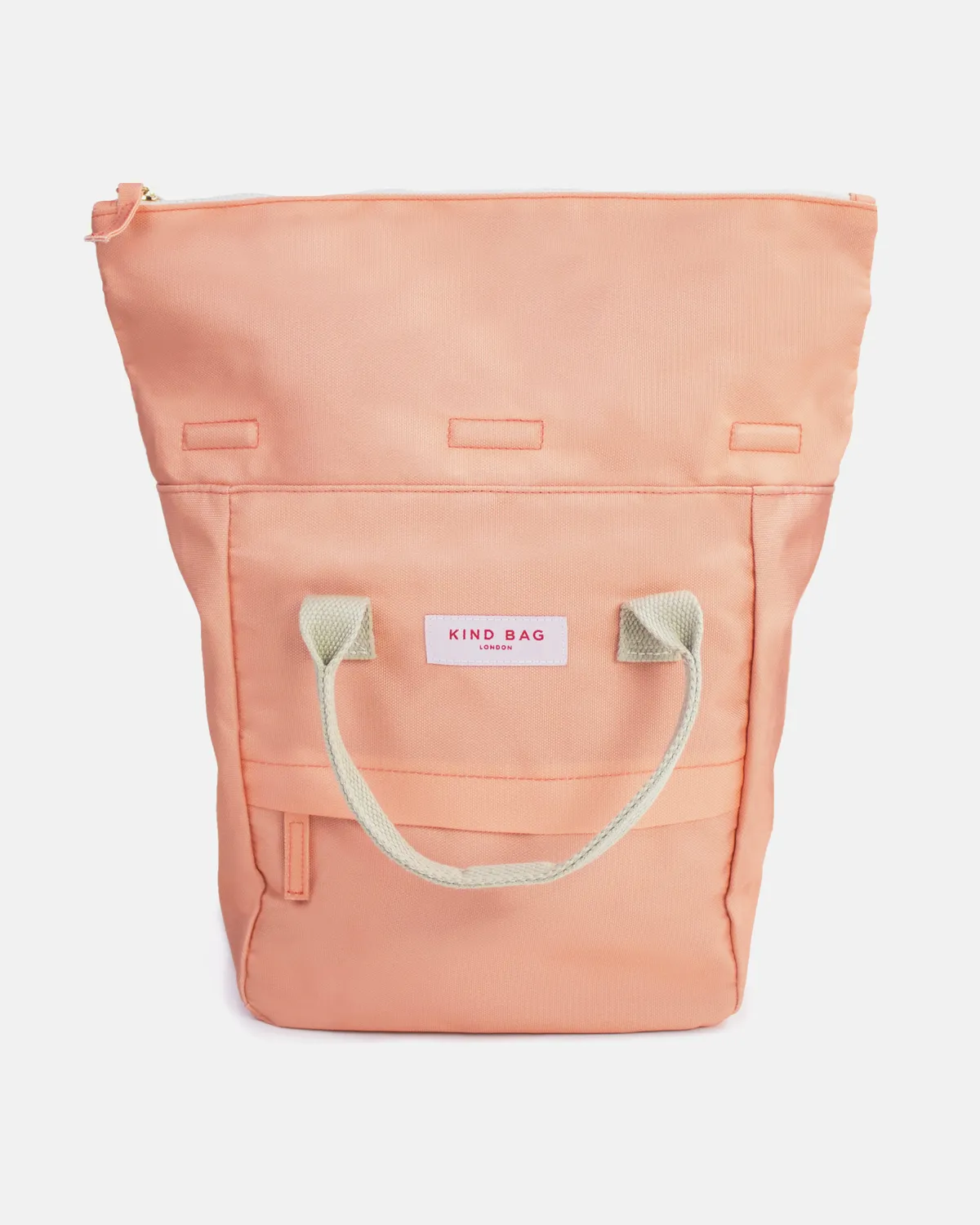 Kind Bag Hackney Mini Backpack ryggsekk Fersken resirkulert