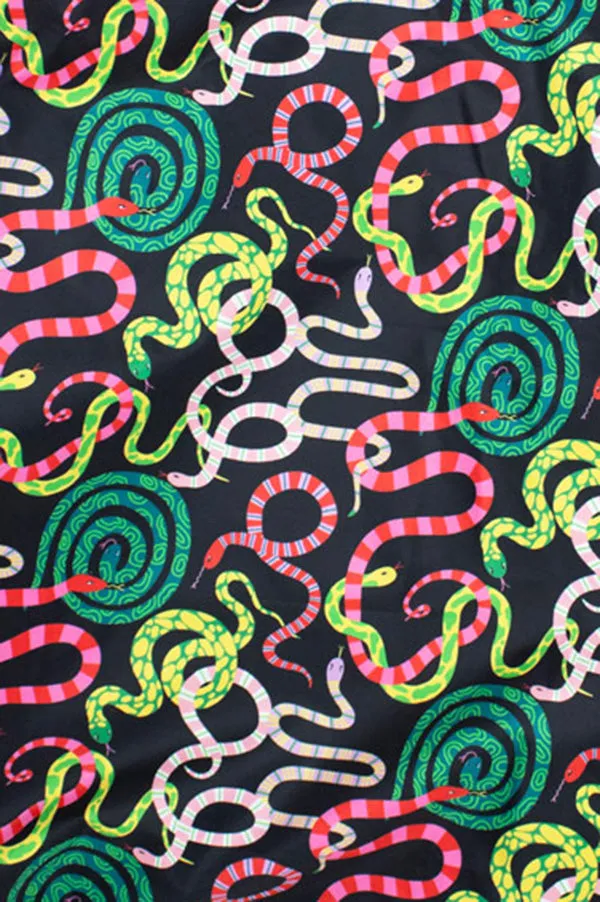 Kind Bag Bodil Jane Sizzling Snakes handlenett medium resirkulert