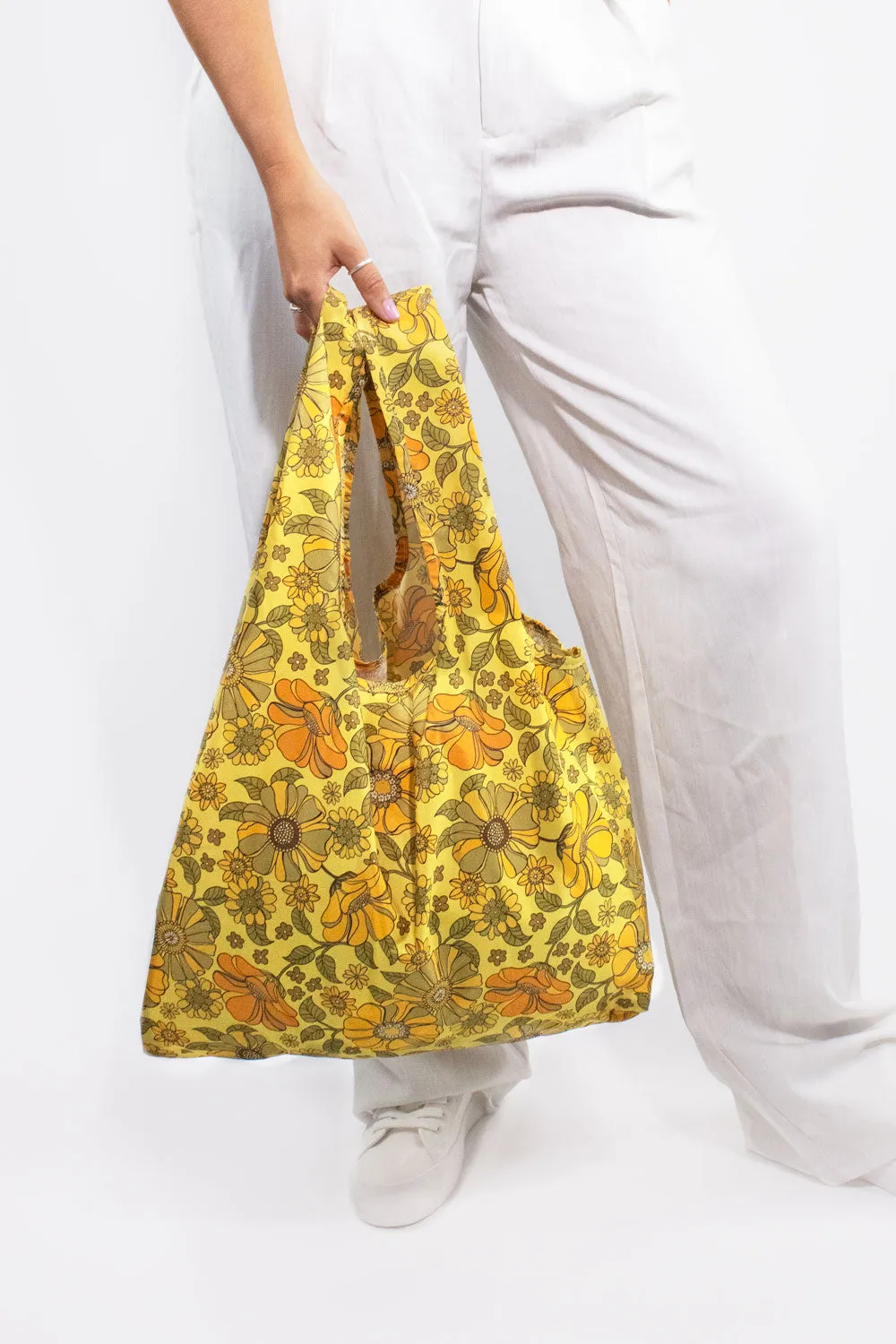 Kind Bag Retro Flowers medium handlenett gjenbrukbar 20 kg