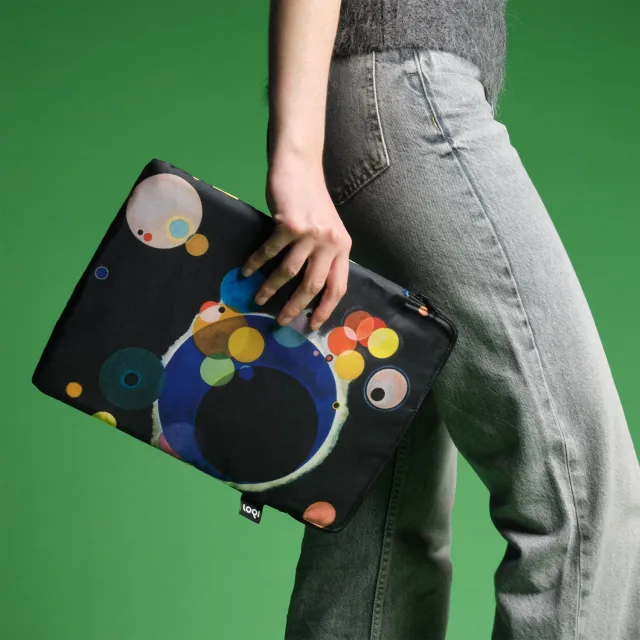 LOQI Wassily Kandinsky Several Circles laptopmappe resirkulert