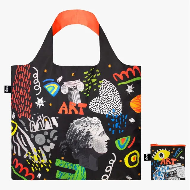 LOQI Classic Art handlenett resirkulert kunst