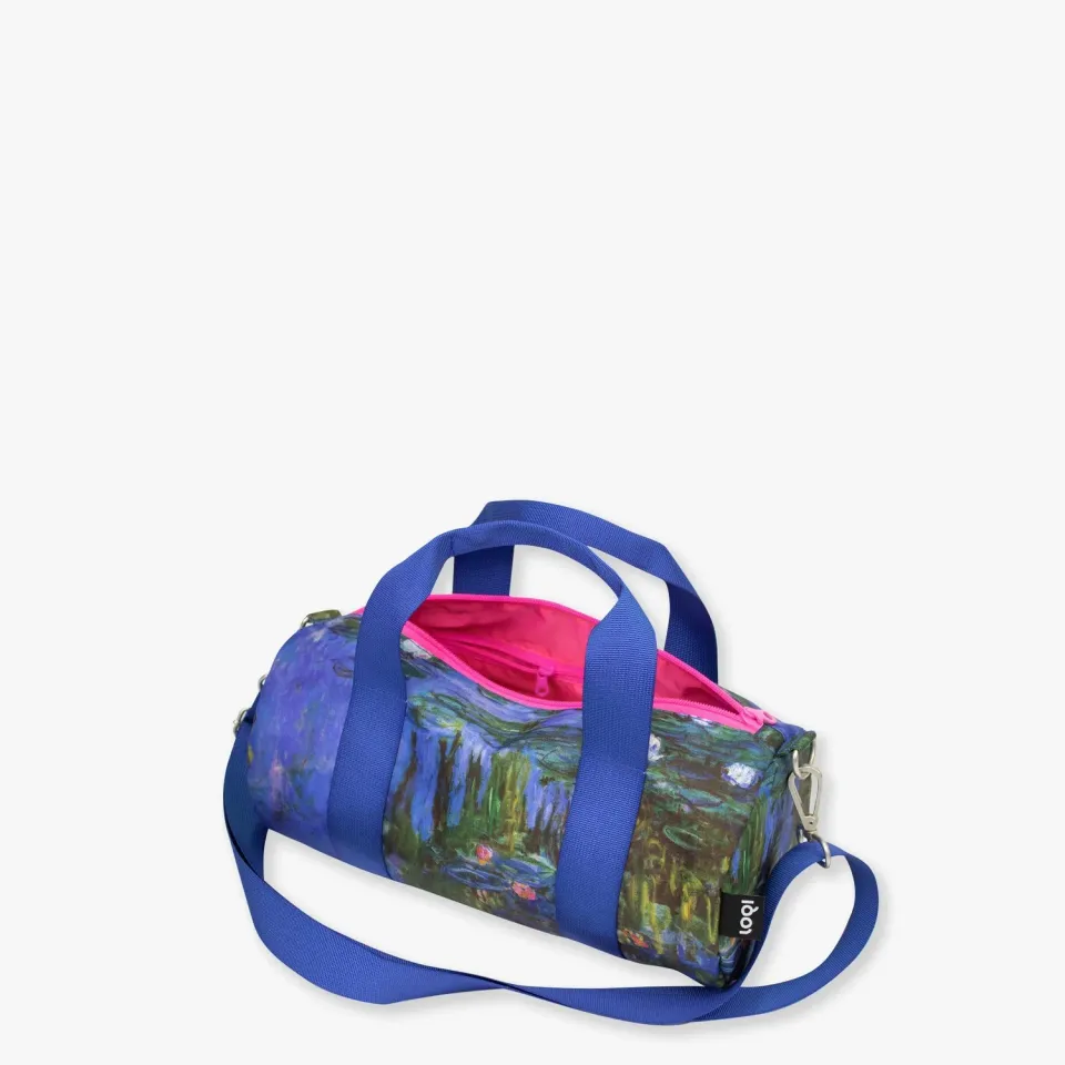 LOQI Monet Water Lilies Neon weekendbag resirkulert