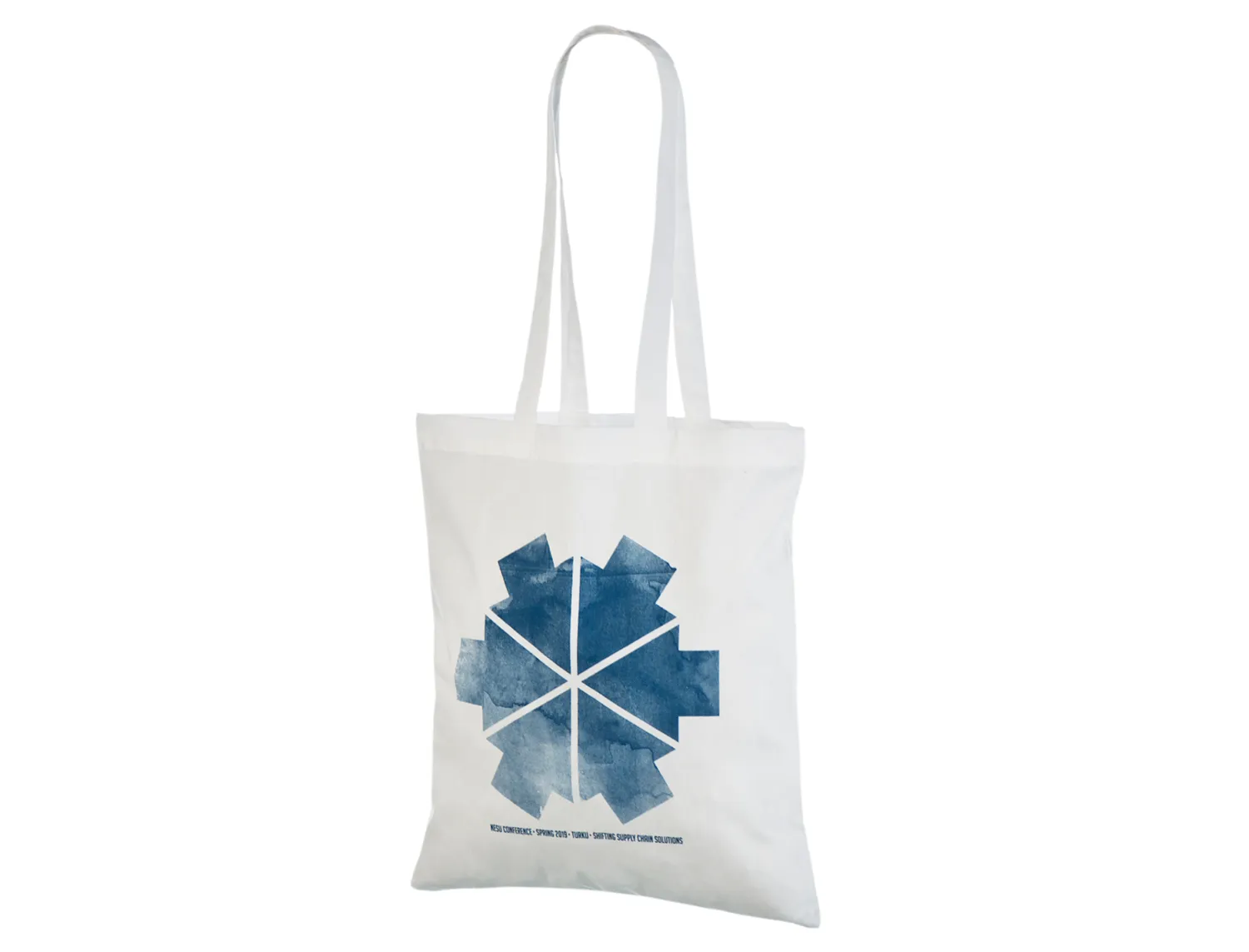 Handlenett CotWhite3842 handlenett hvitt bomull 38x42 cm